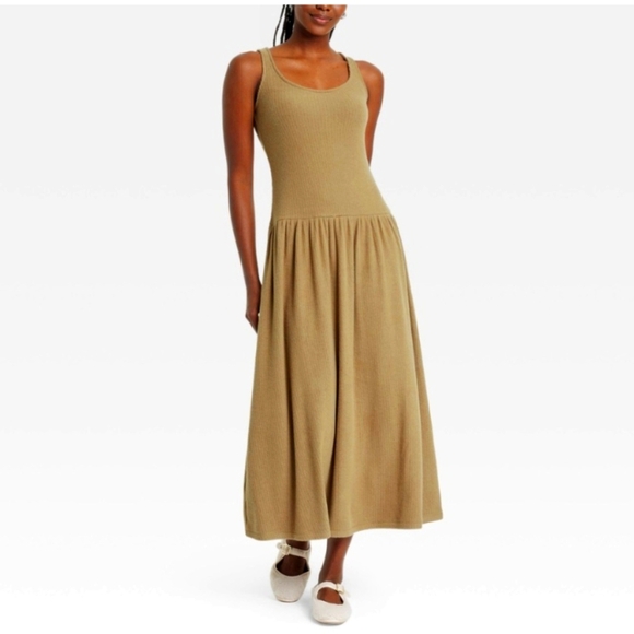 Universal Thread Dresses & Skirts - NWT Universal Threads Drop Waste Soft Sweater Type Maxi Dress Size Large